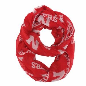 NWT Red Nebraska Women's Scarf